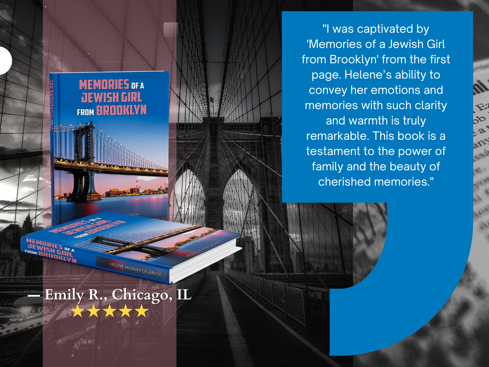 A book review of "The Brooklyn Bridge" featuring a detailed analysis of the iconic landmark's history and significance.