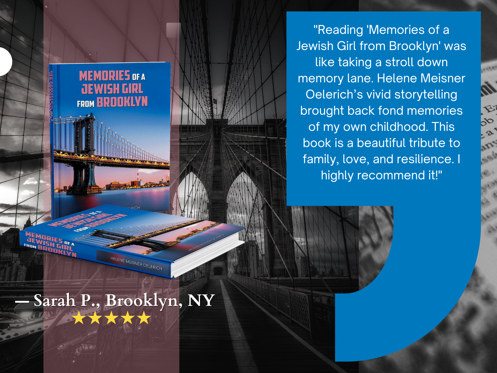 A book review of "The Brooklyn Bridge" featuring a detailed analysis of the iconic landmark's history and significance.